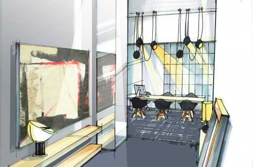 Planungs- und Einrichtungsbüro in der Stadt