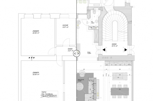 Grundrissoptimierung Wohnungen 1090 Wien