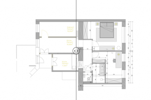 Grundrissoptimierung 1050 Kohlgasse