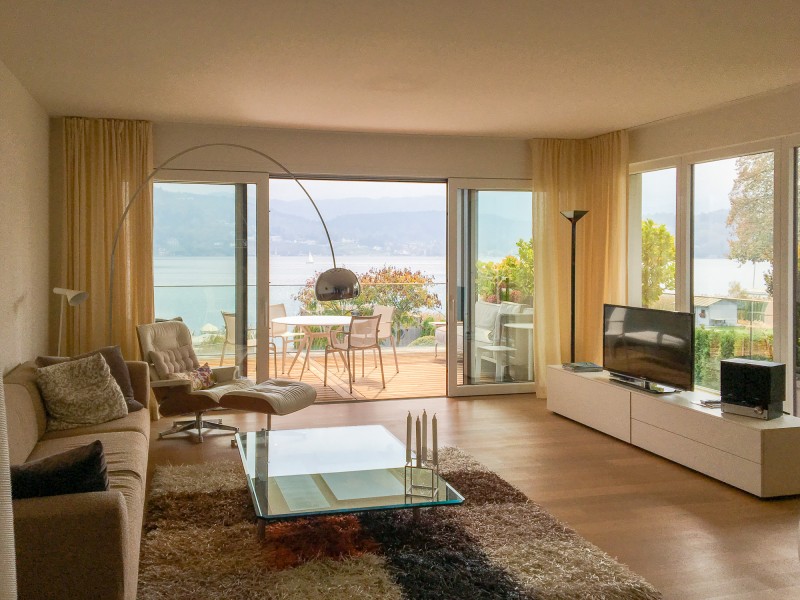 Das Wohnzimmer vorher ...